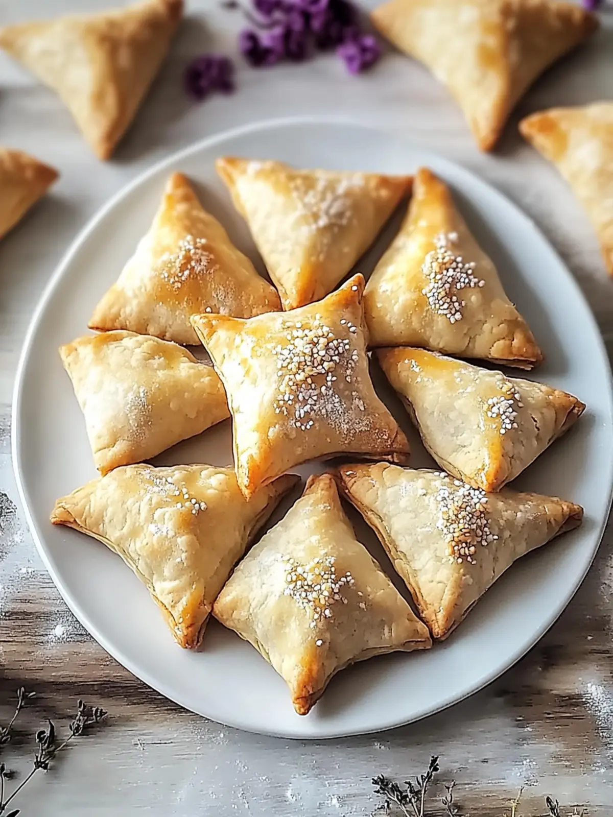 Buttery Hamantaschen: Irresistibly Flaky and Sweet Delights 3 Buttery Hamantaschen