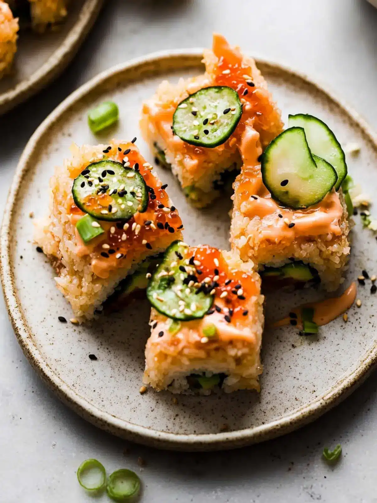 Crispy Rice Sushi Bites