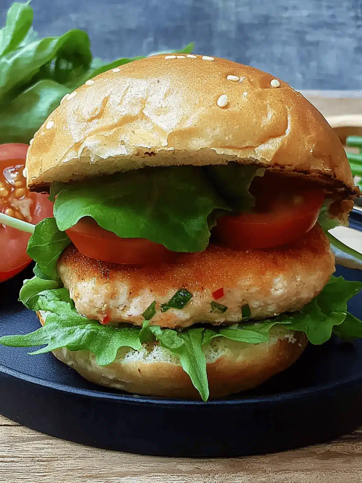 Crispy Air Fryer Salmon Burger for a Healthy Dinner Adventure 4 Air Fryer Salmon Burger