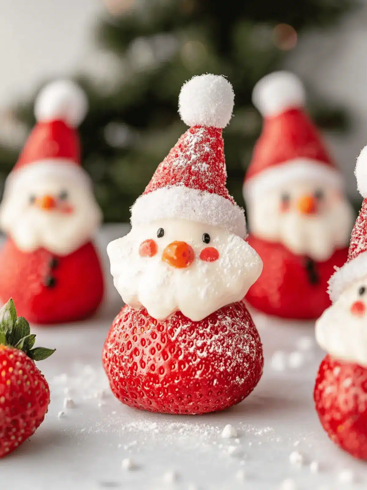 Delightful Strawberry Santas: No-Bake Holiday Treats You ll Love 4 Strawberry Santas