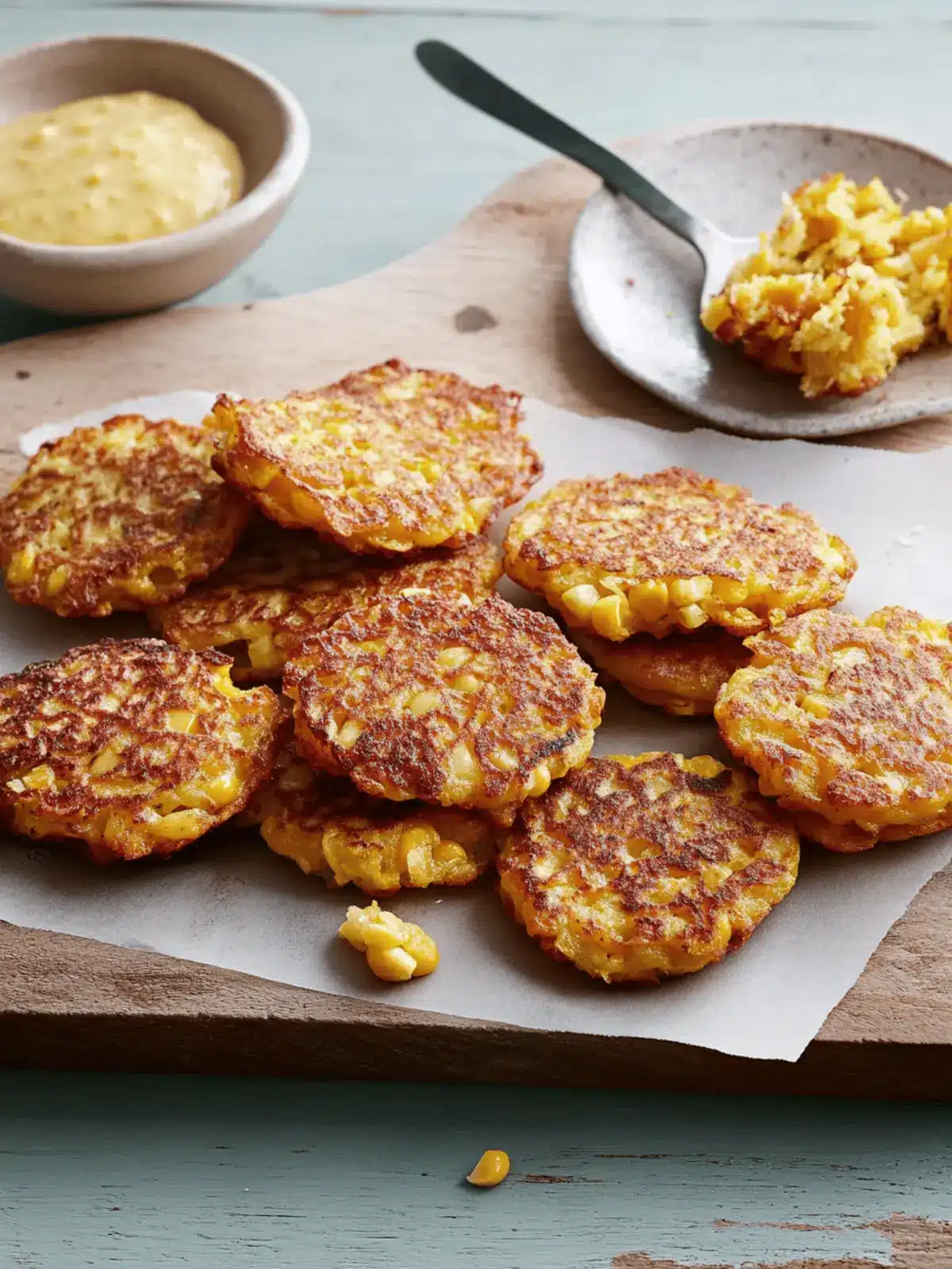 Crispy Sweetcorn Fritters Perfect for Easy Snacking 4 Sweetcorn fritters