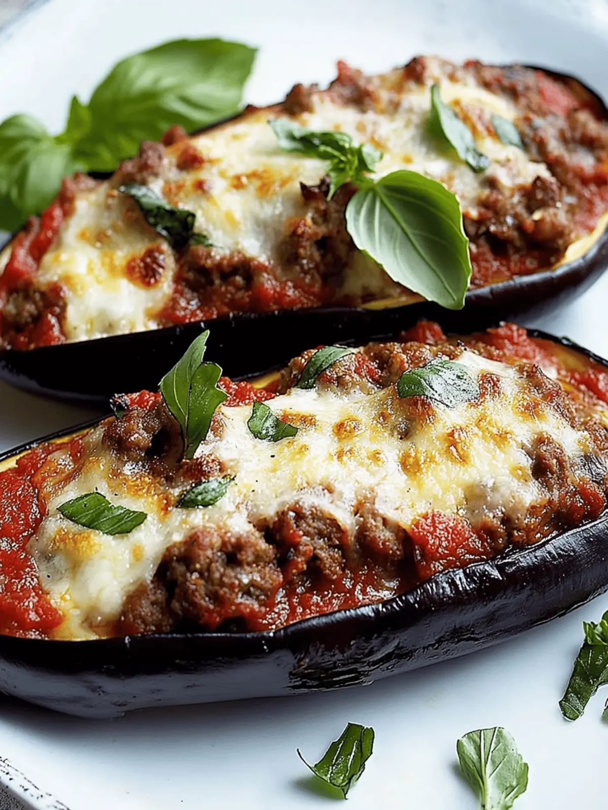 Savor the Flavor: Hearty Sausage Stuffed Eggplant Recipe 2 Sausage Stuffed Eggplant