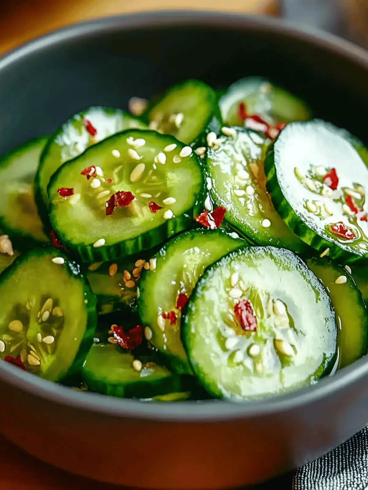 Zesty Asian Cucumber Salad That ll Brighten Your Summer! 2 Asian Cucumber Salad