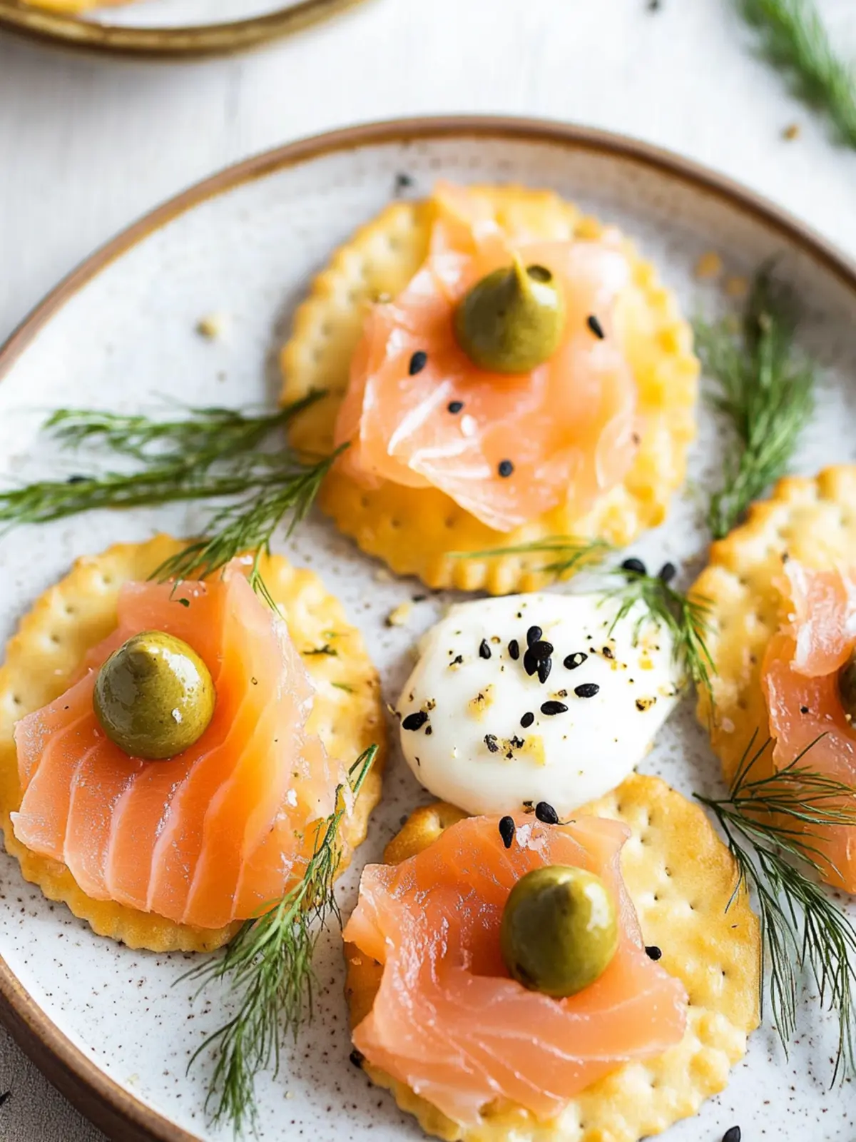 Effortless Smoked Salmon Crackers for Stunning Parties 2 Smoked Salmon Crackers