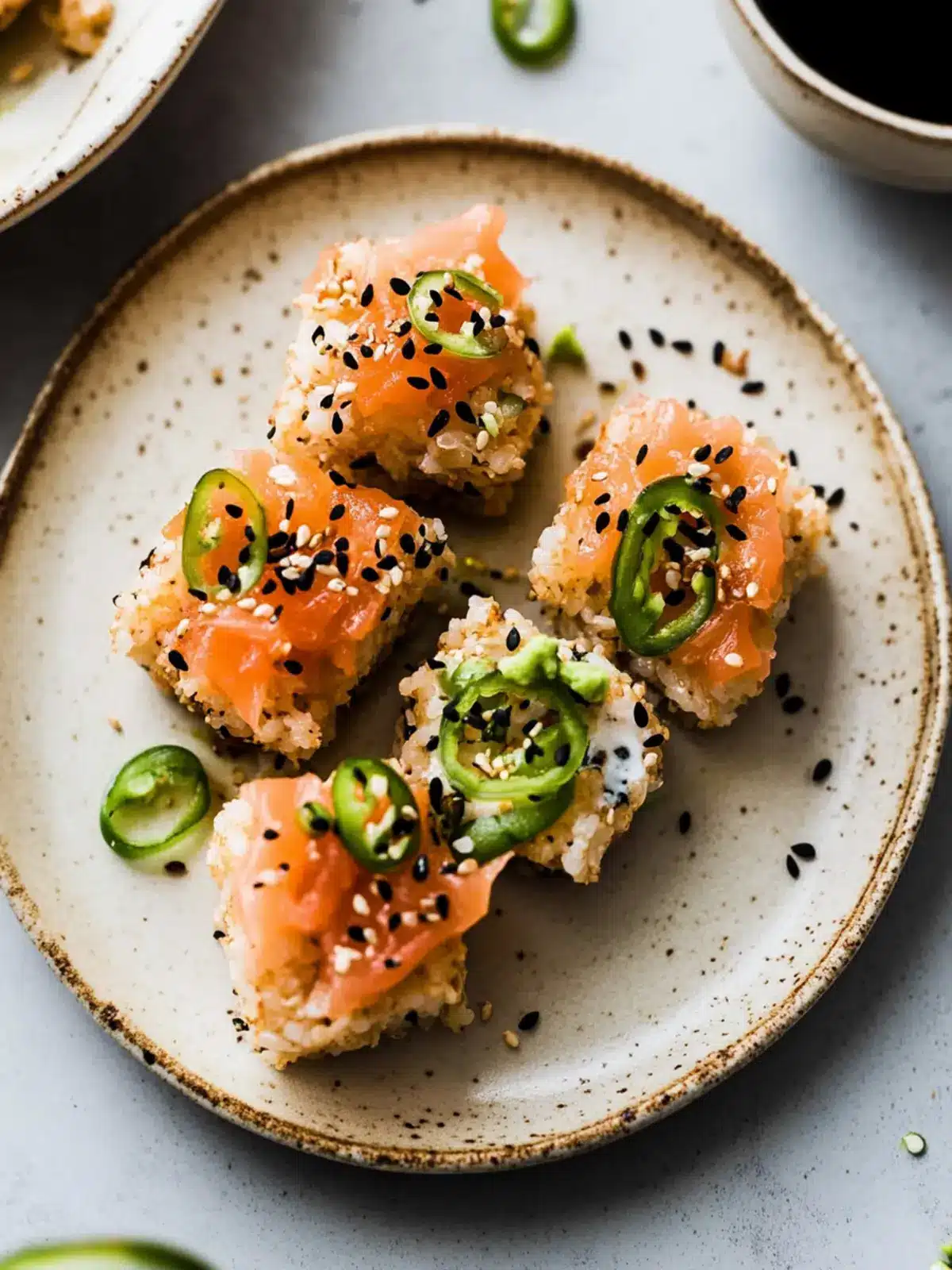 Crispy Rice Sushi Bites