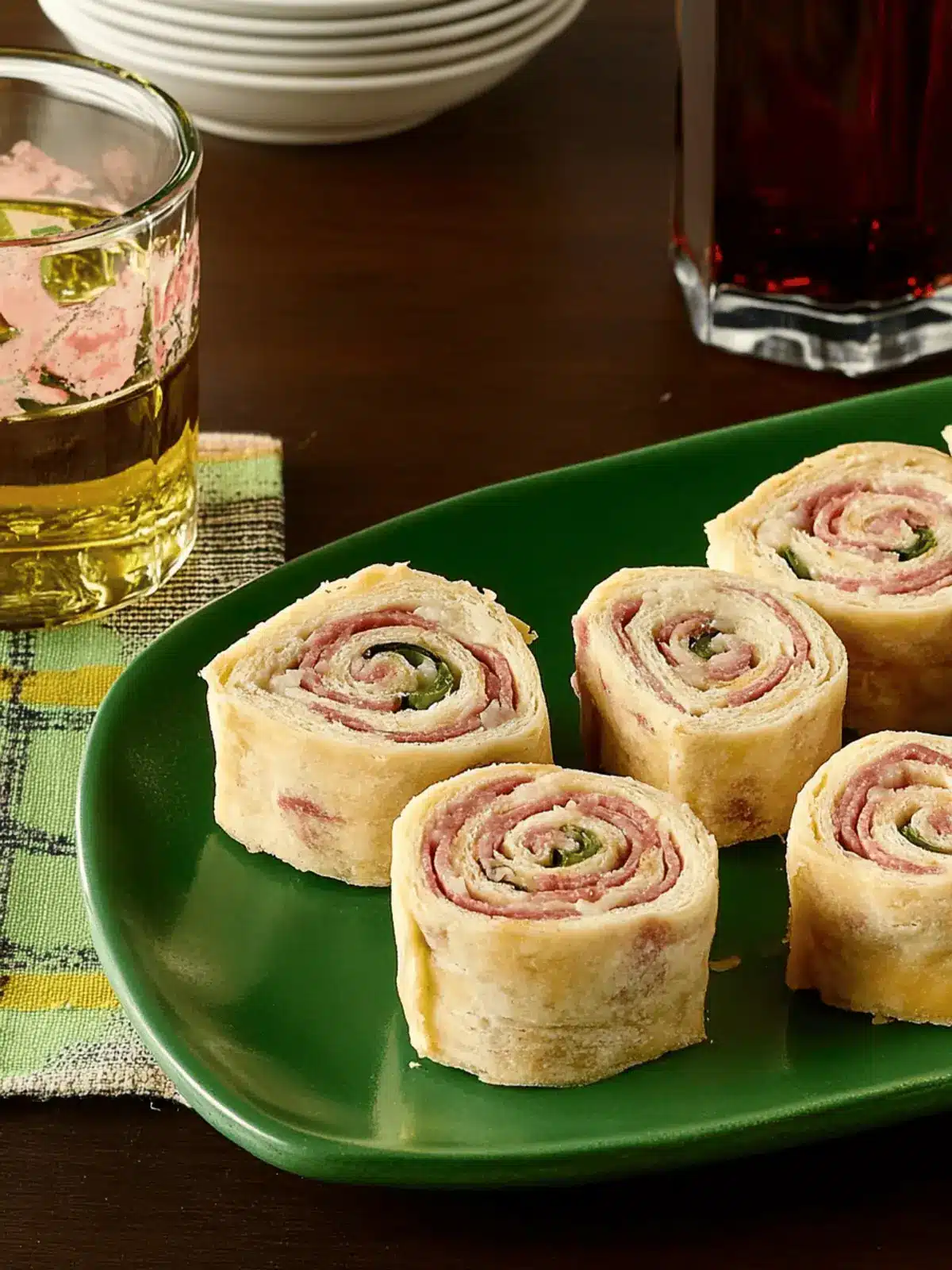 Muffuletta Pinwheels