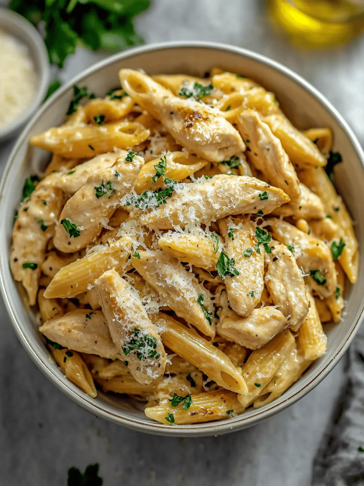 Healthy Garlic Parmesan Chicken Pasta for Guilt-Free Indulgence 2 Healthy Garlic Parmesan Chicken Pasta