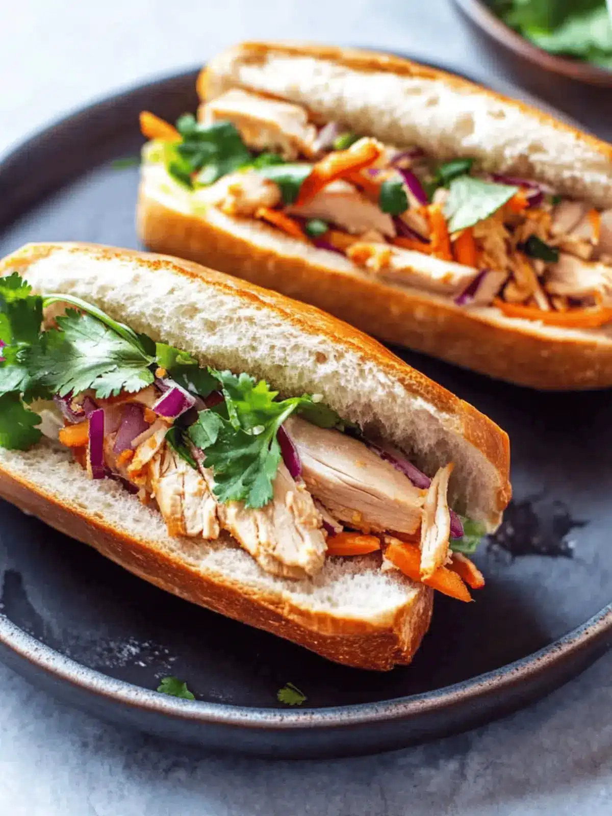 Savory Turkey Banh Mi: Elevate Leftover Love Today 2 Turkey Banh Mi