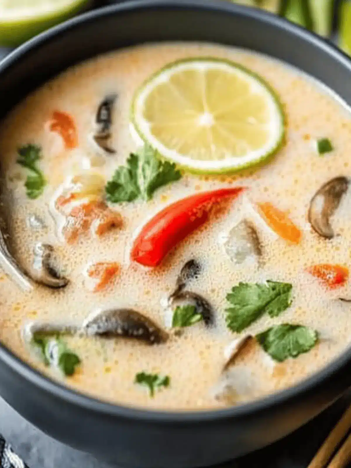 Easy Tom Kha Gai   Thai Coconut Soup