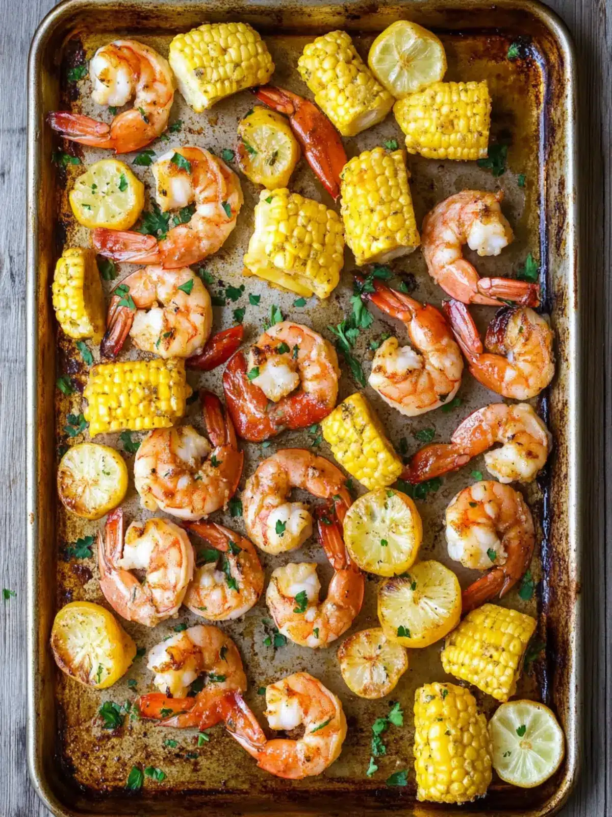 Sheet Pan Shrimp Boil: Easy, Flavorful, and Mess-Free Delight 2 Sheet Pan Shrimp Boil