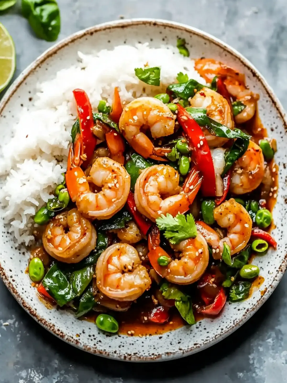Garlic Shrimp Stir Fry
