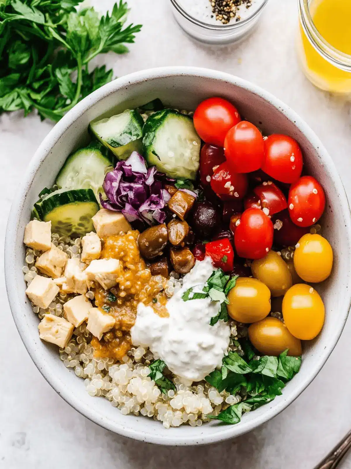 Mediterranean Quinoa Bowl