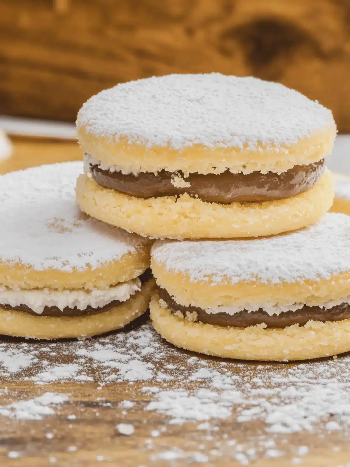 Traditional Cornstarch Alfajores