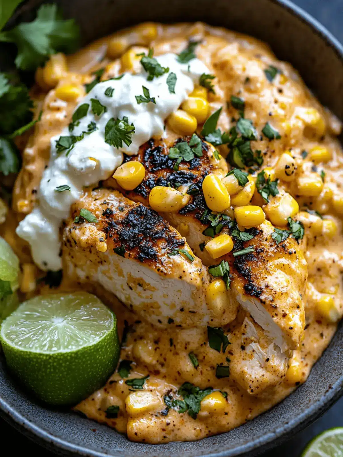 Slow Cooker Street Corn Chicken: Creamy Comfort in Every Bite 4 Slow Cooker Street Corn Chicken
