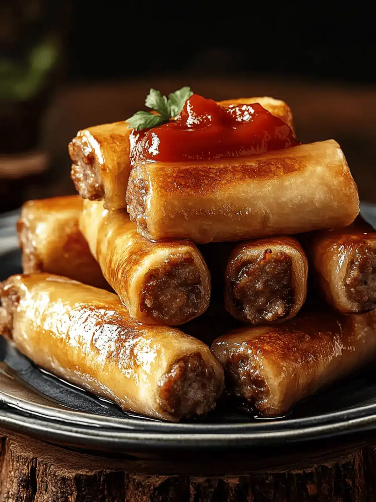 Sausage French Toast Roll-Ups