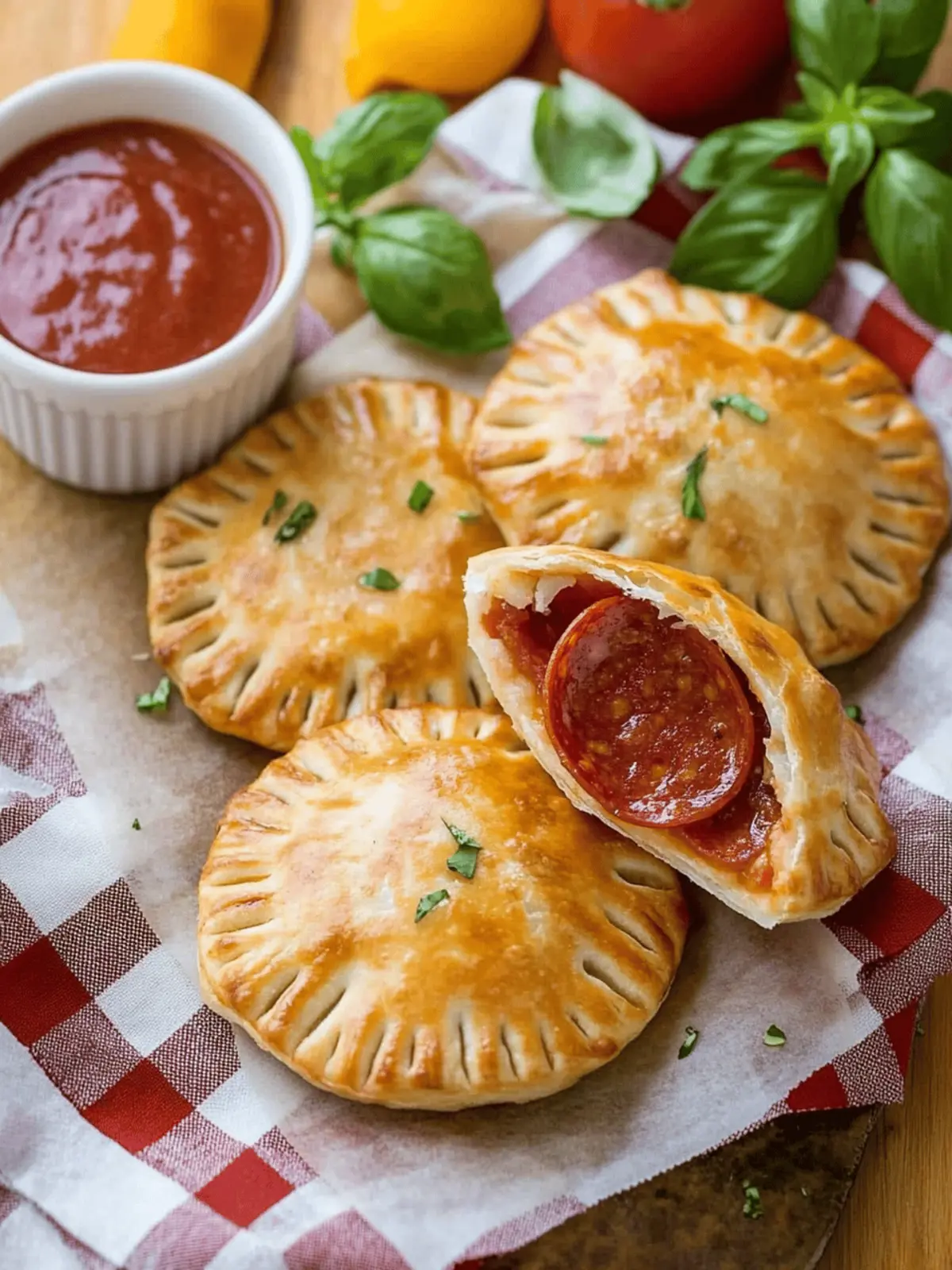 Pepperoni Pizza Pockets