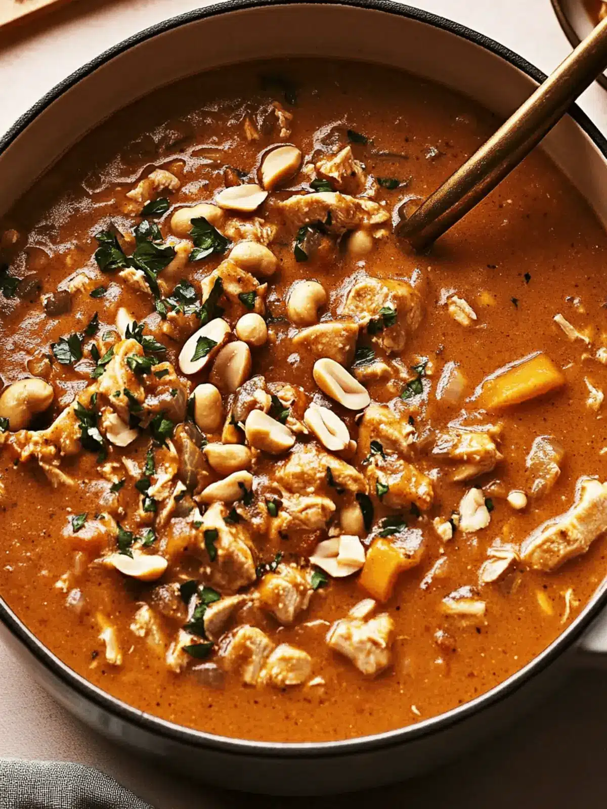 West African-Inspired Chicken & Peanut Stew