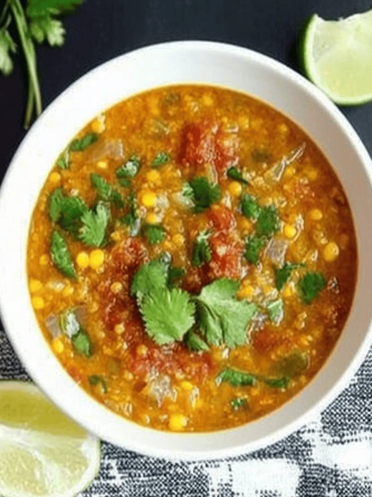 Mexican Red Lentil Stew