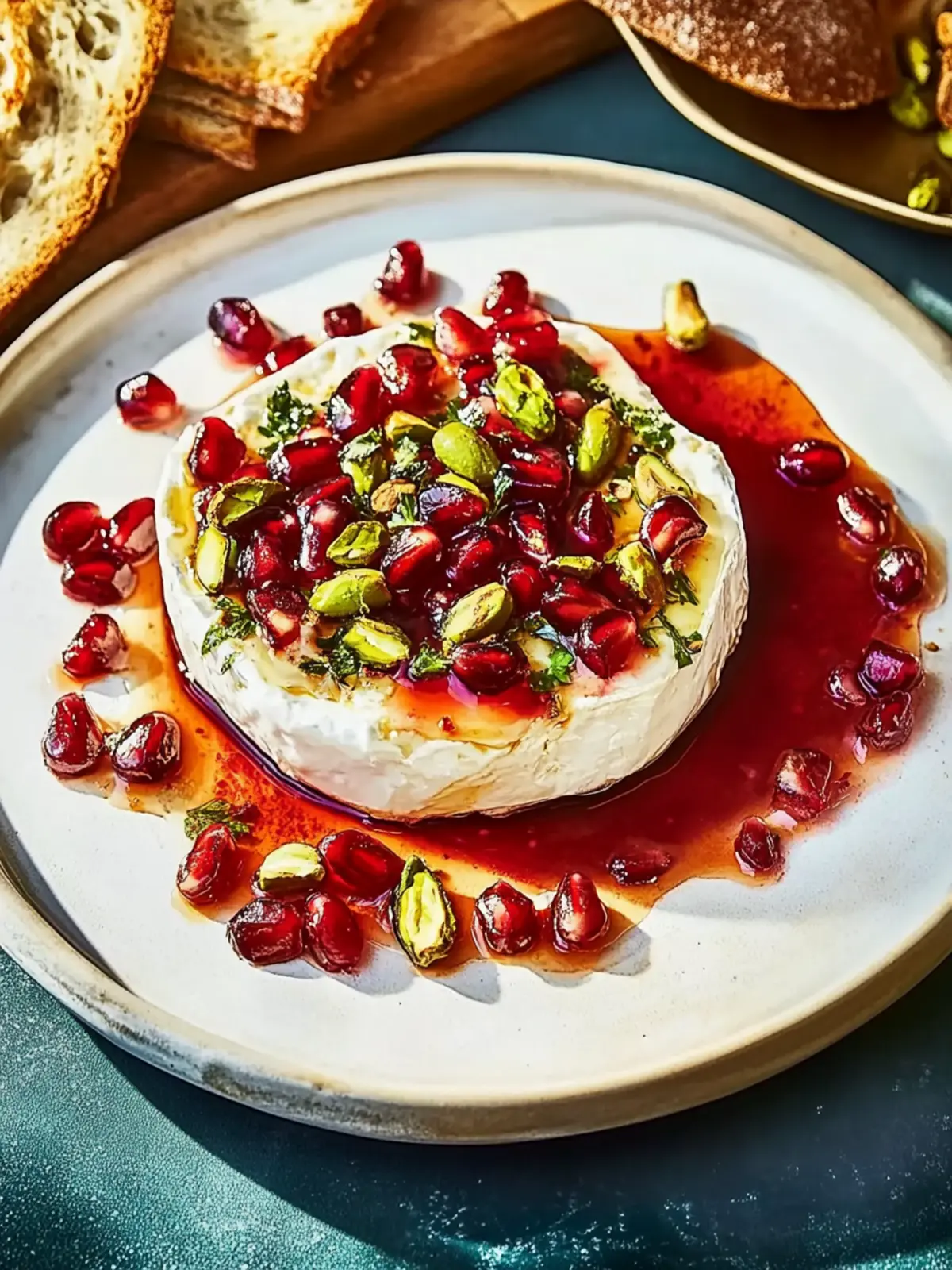 Baked Brie With Pomegranate And Pistachios Bliss for Any Occasion 2 Baked Brie With Pomegranate And Pistachios