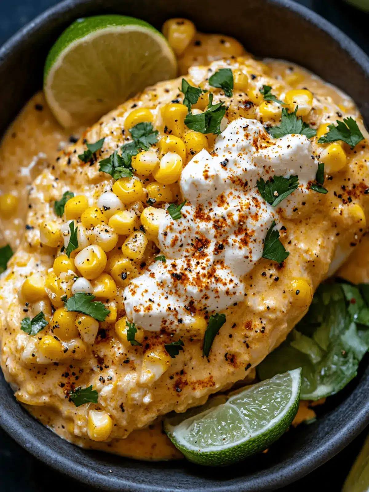Slow Cooker Street Corn Chicken: Creamy Comfort in Every Bite 2 Slow Cooker Street Corn Chicken