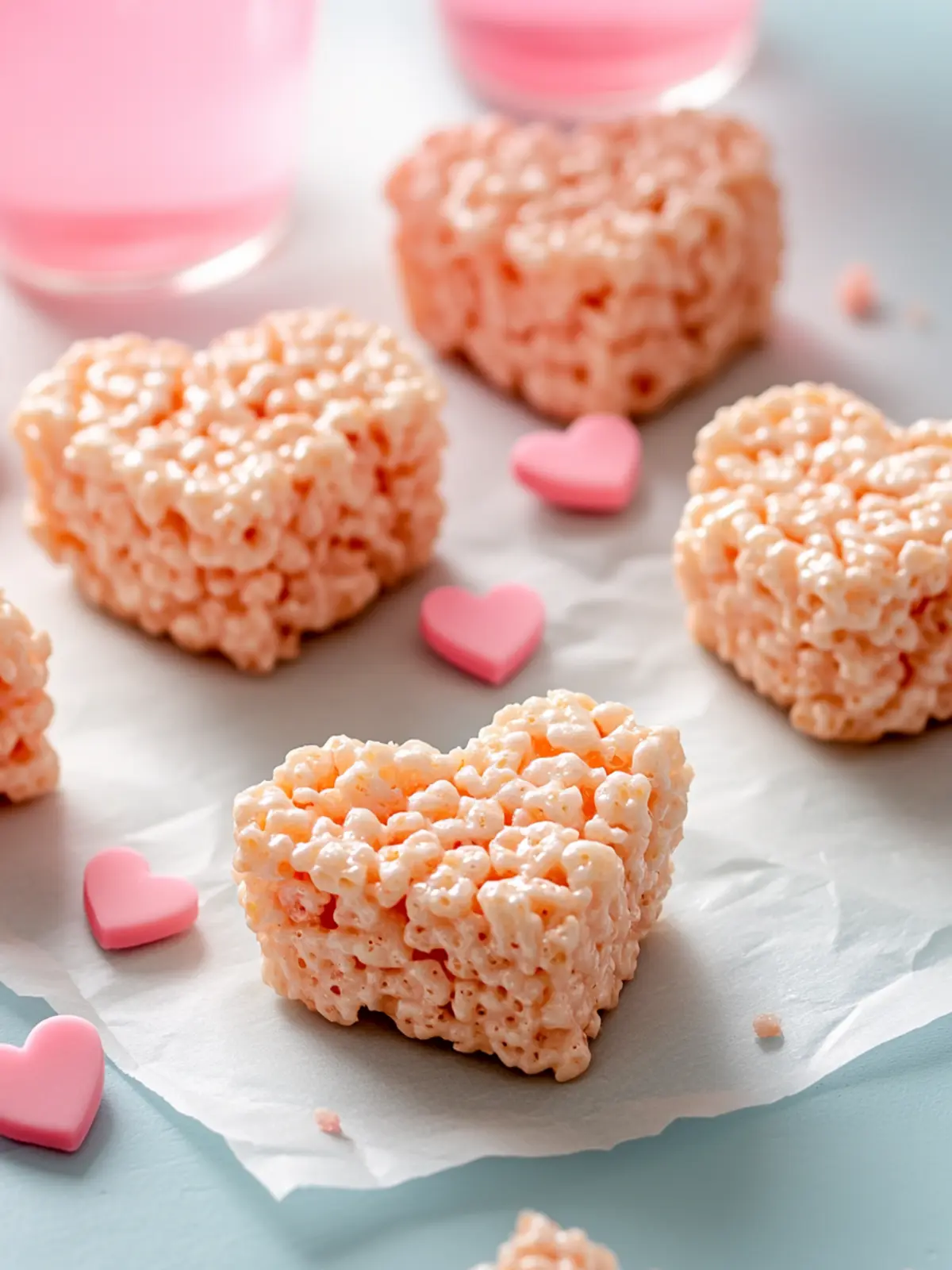 Heart-Shaped Valentine s Day Rice Krispie Treats