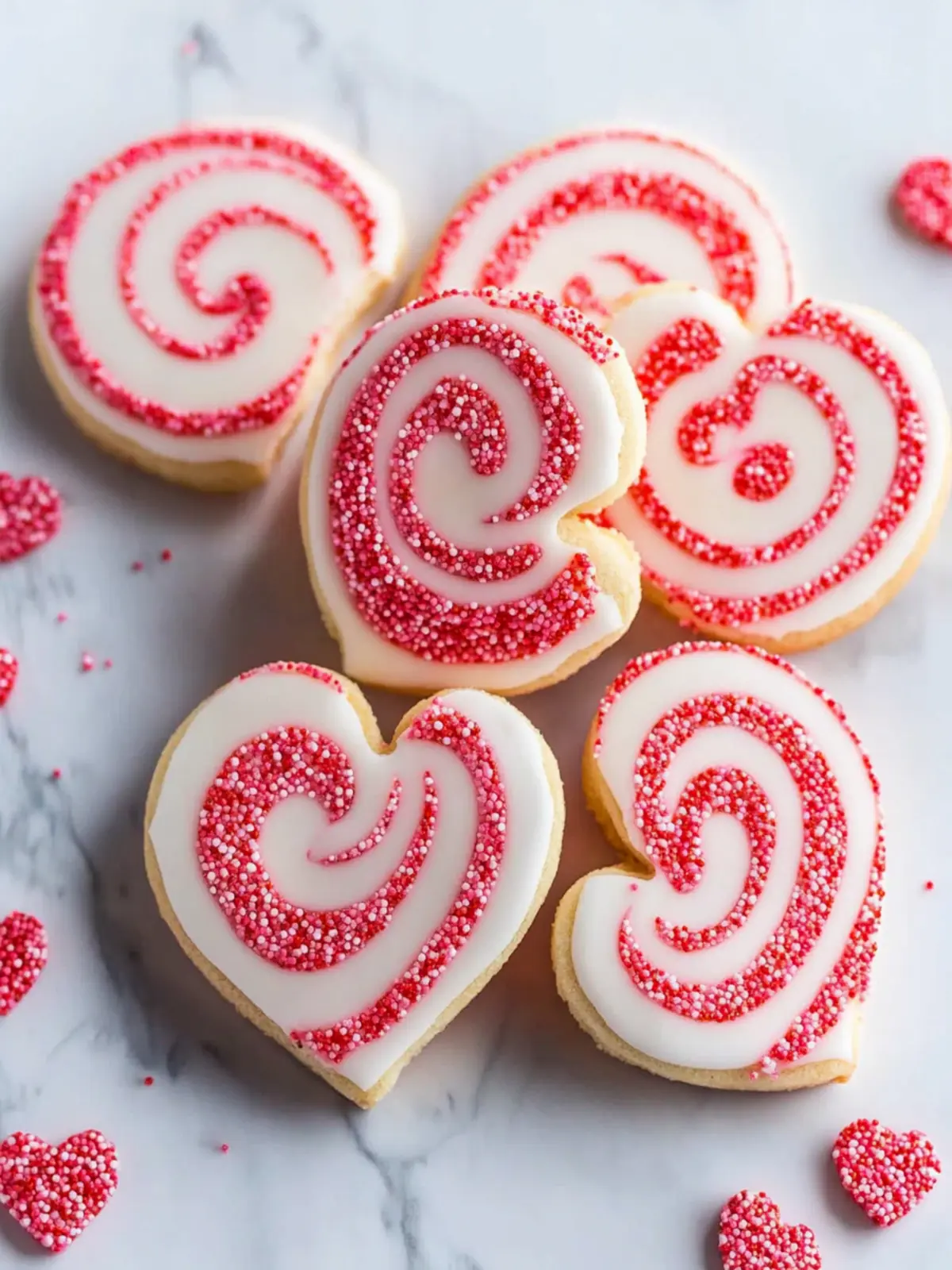 Valentine's Day Swirl Cookies
