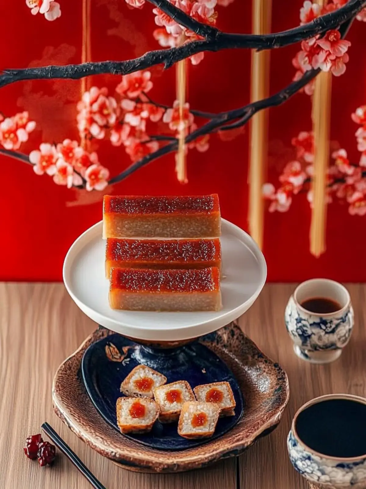 Nian Gao (Chinese New Year Sweet Rice Cake)