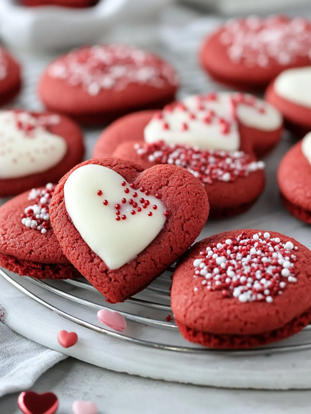 Valentines Day Red Velvet Cookies Recipe