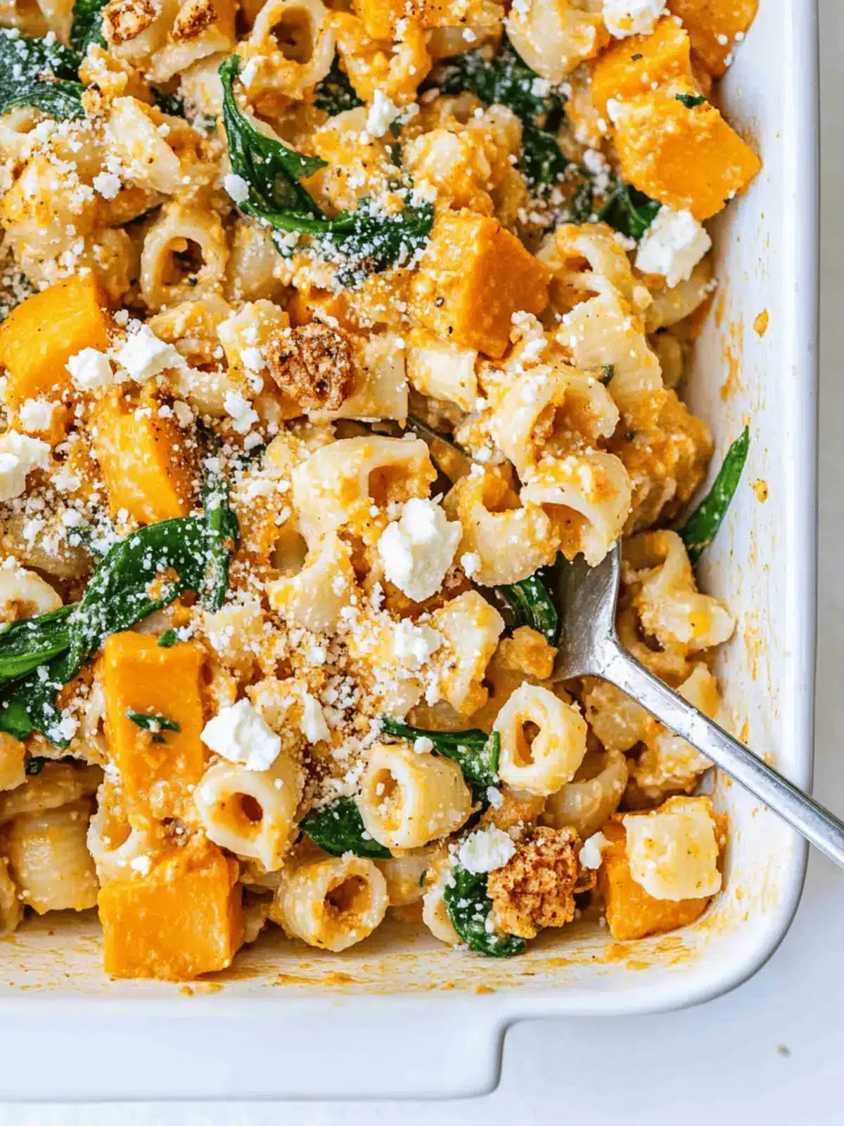 Pumpkin Feta Pasta