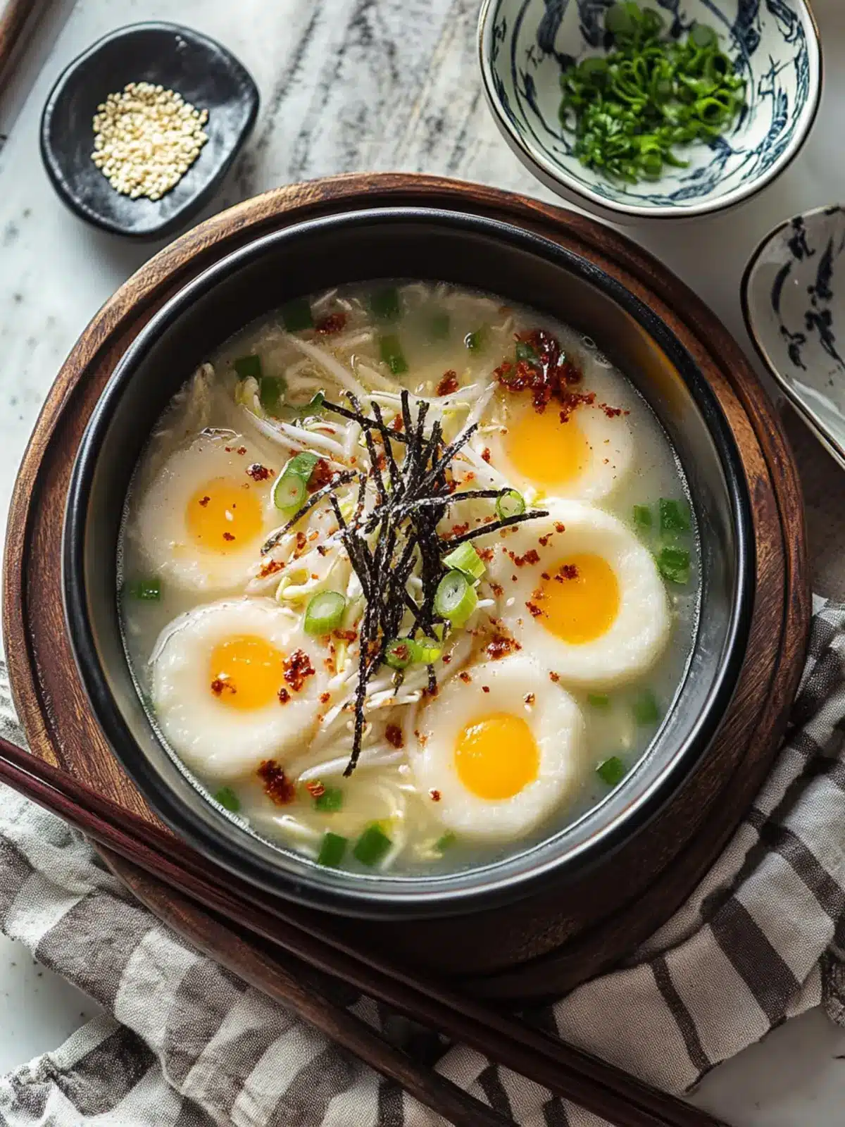 Delicious Tteokguk Korean Rice Cake Soup for Cozy Nights 4 Tteokguk (Korean Rice Cake Soup)