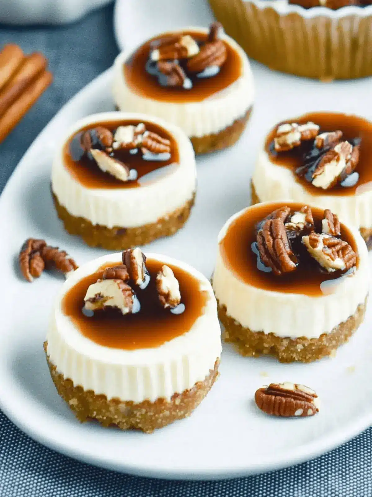 Best Mini Turtle Cheesecakes Recipe For Dessert Lovers