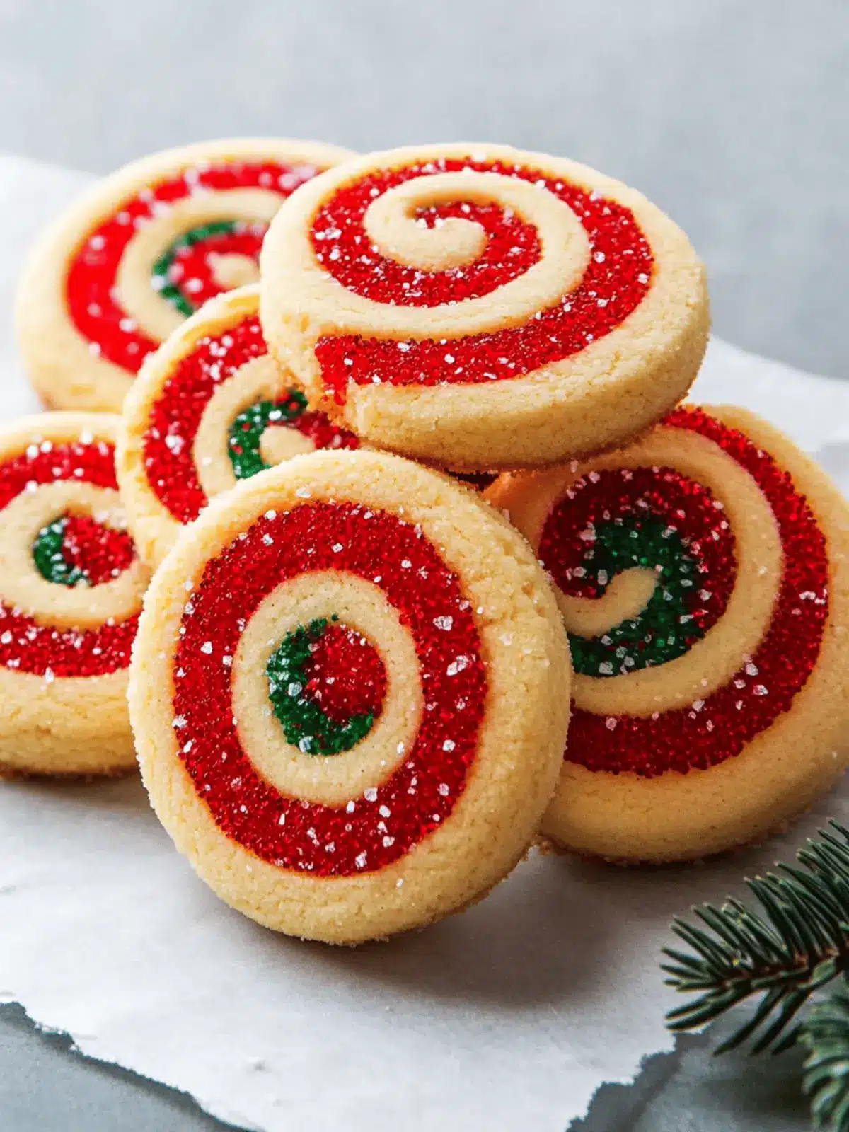 Christmas Pinwheel Cookies