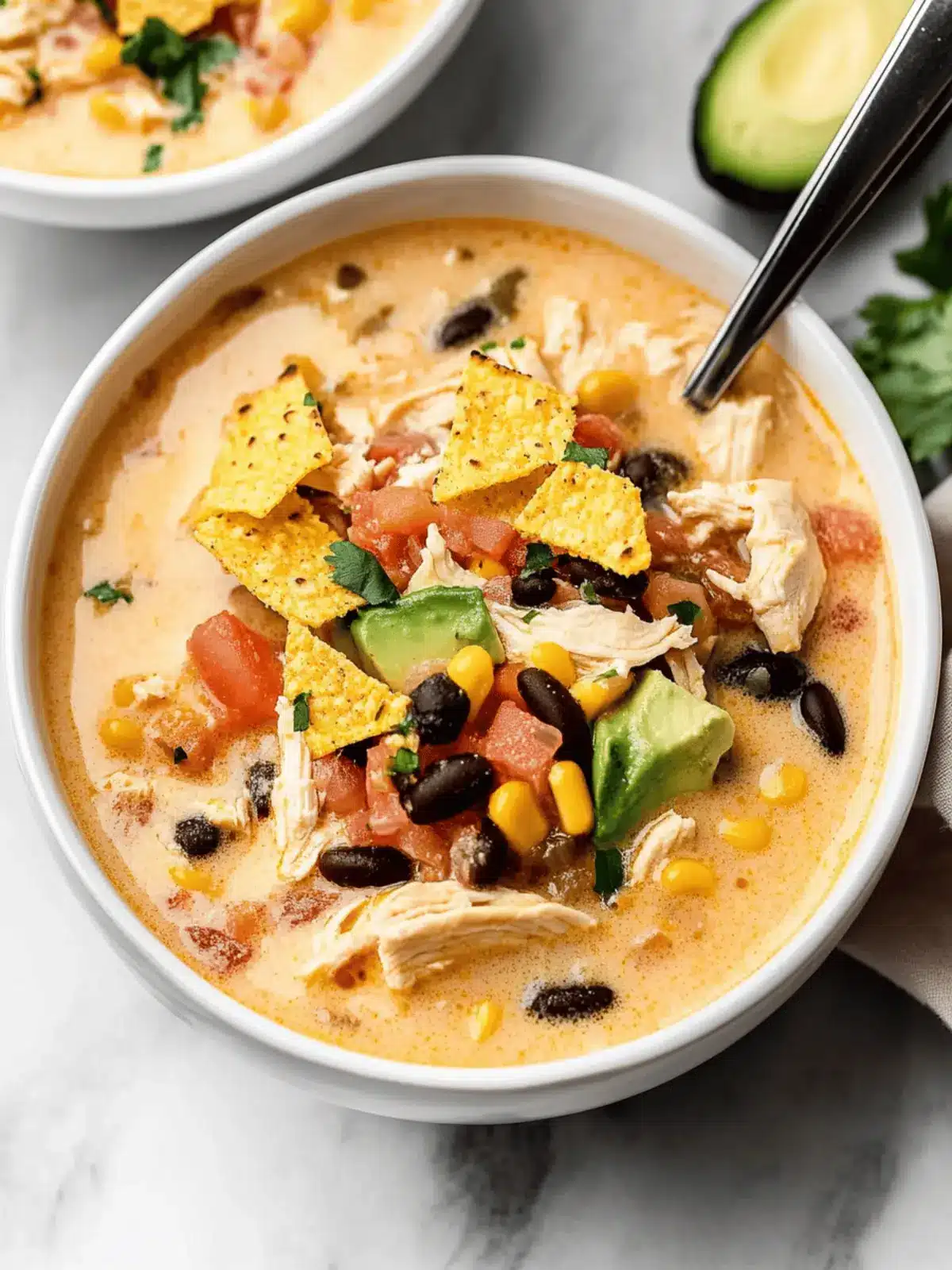 Creamy Easy Chicken Taco Soup Ready in Just 35 Minutes 4 Easy Chicken Taco Soup