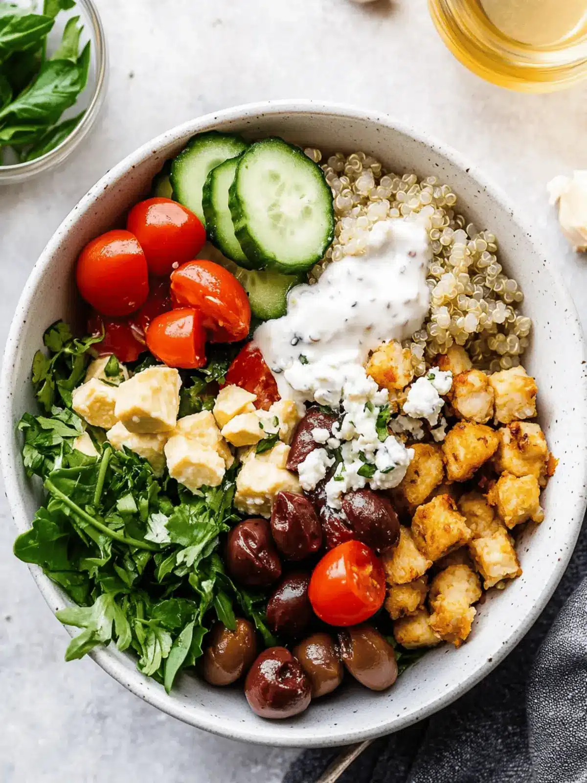 Mediterranean Quinoa Bowl