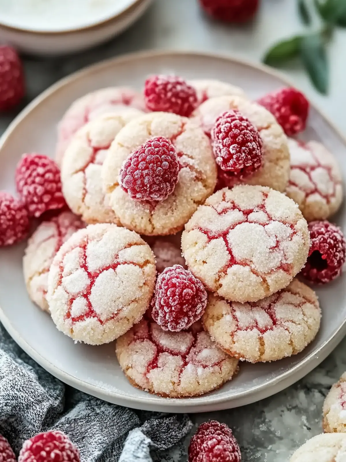 Raspberry Sugar Cookies