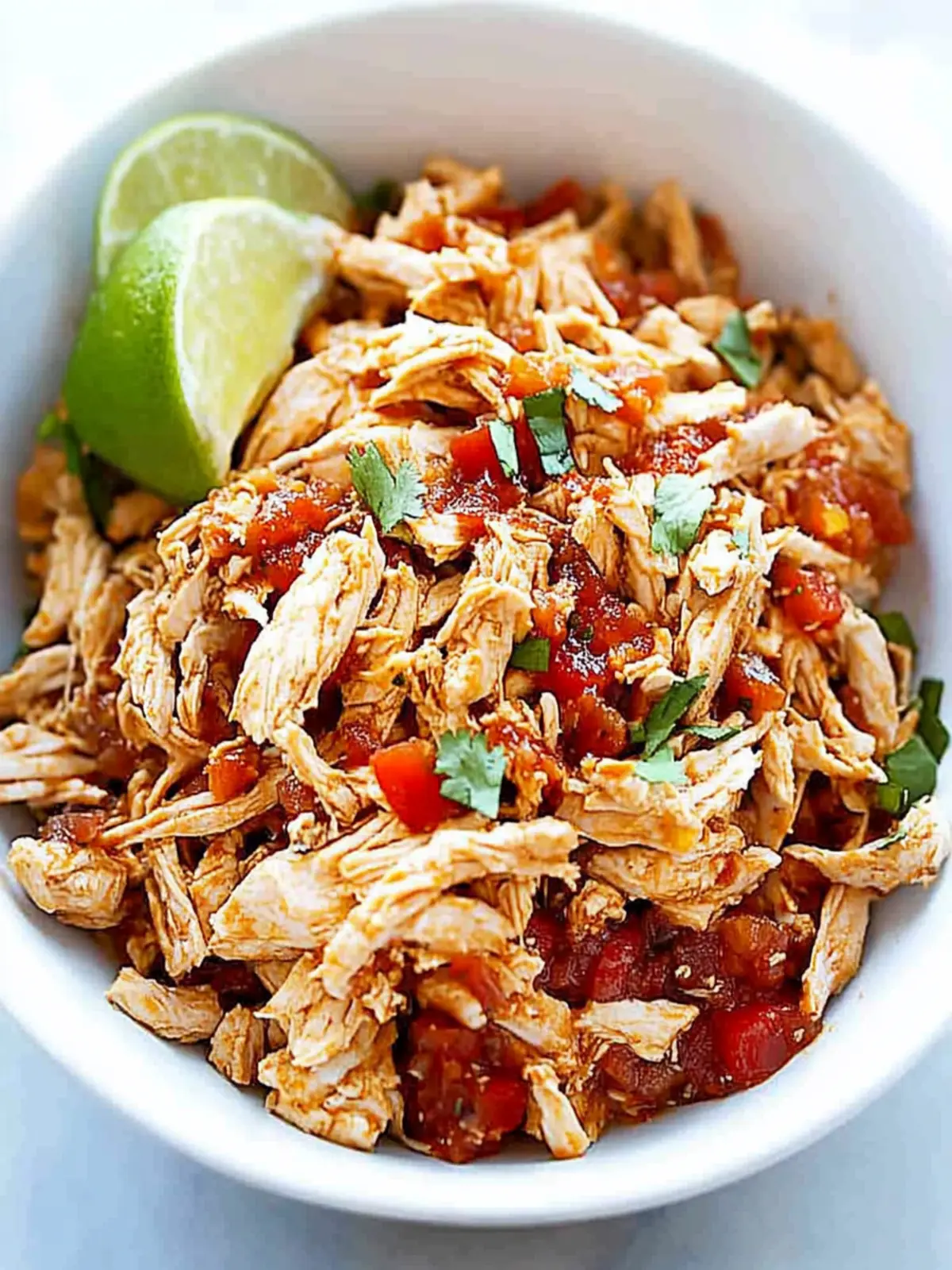 Slow Cooker Salsa Chicken