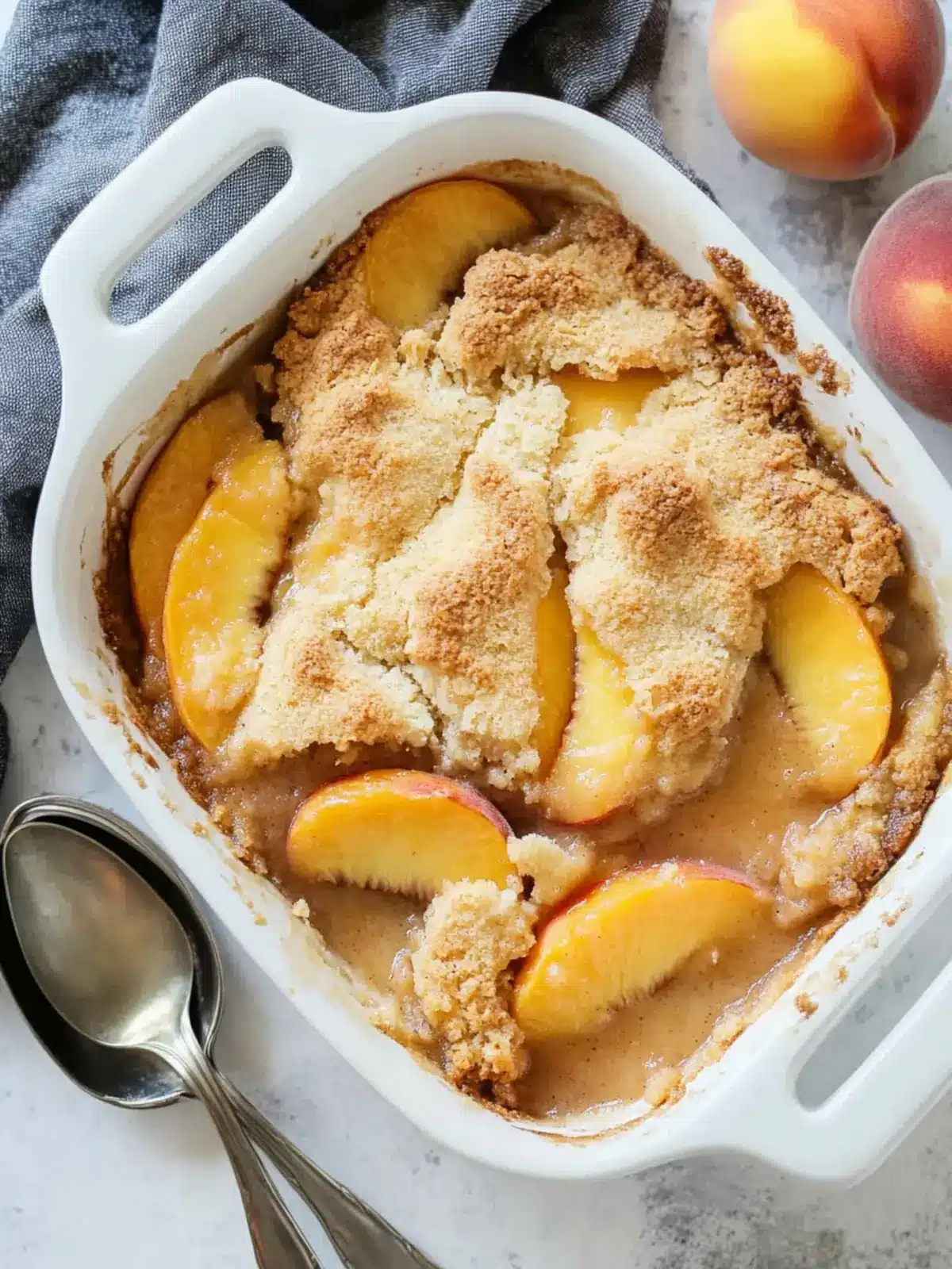 Easy Peach Cobbler