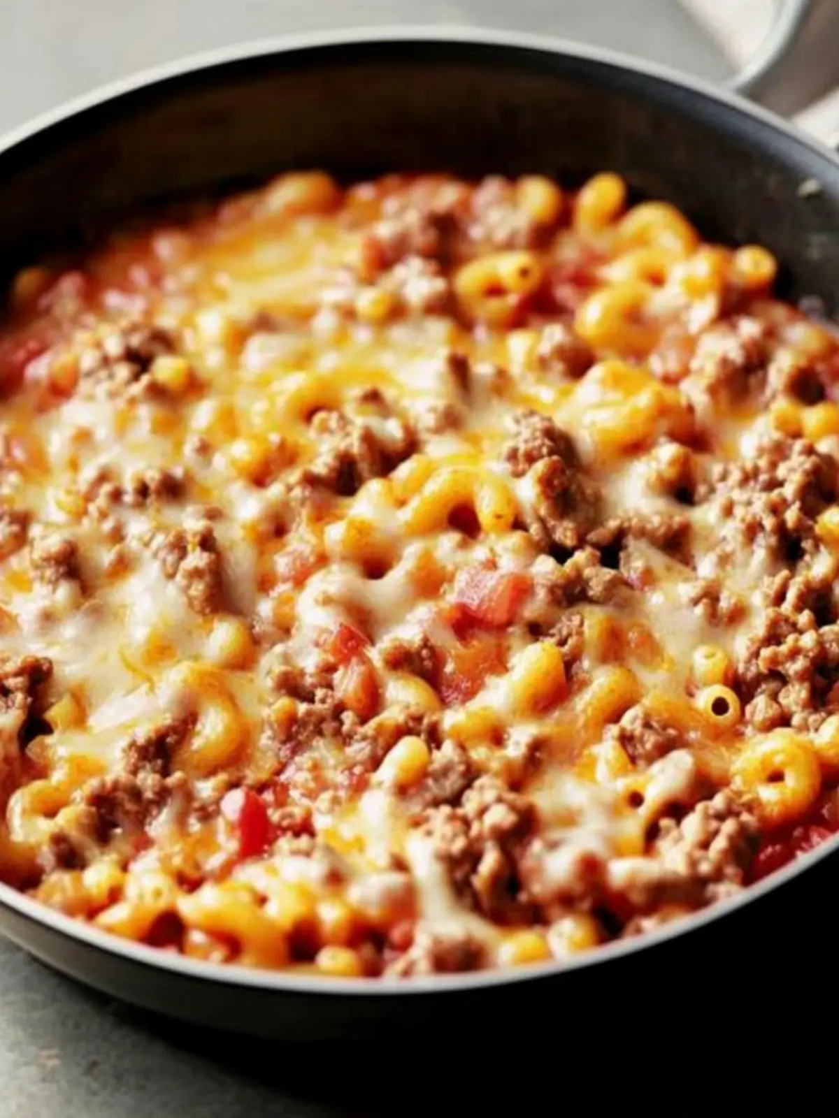 One-Skillet Cheesy Beef and Macaroni for Cozy Nights 3 One-Skillet Cheesy Beef and Macaroni