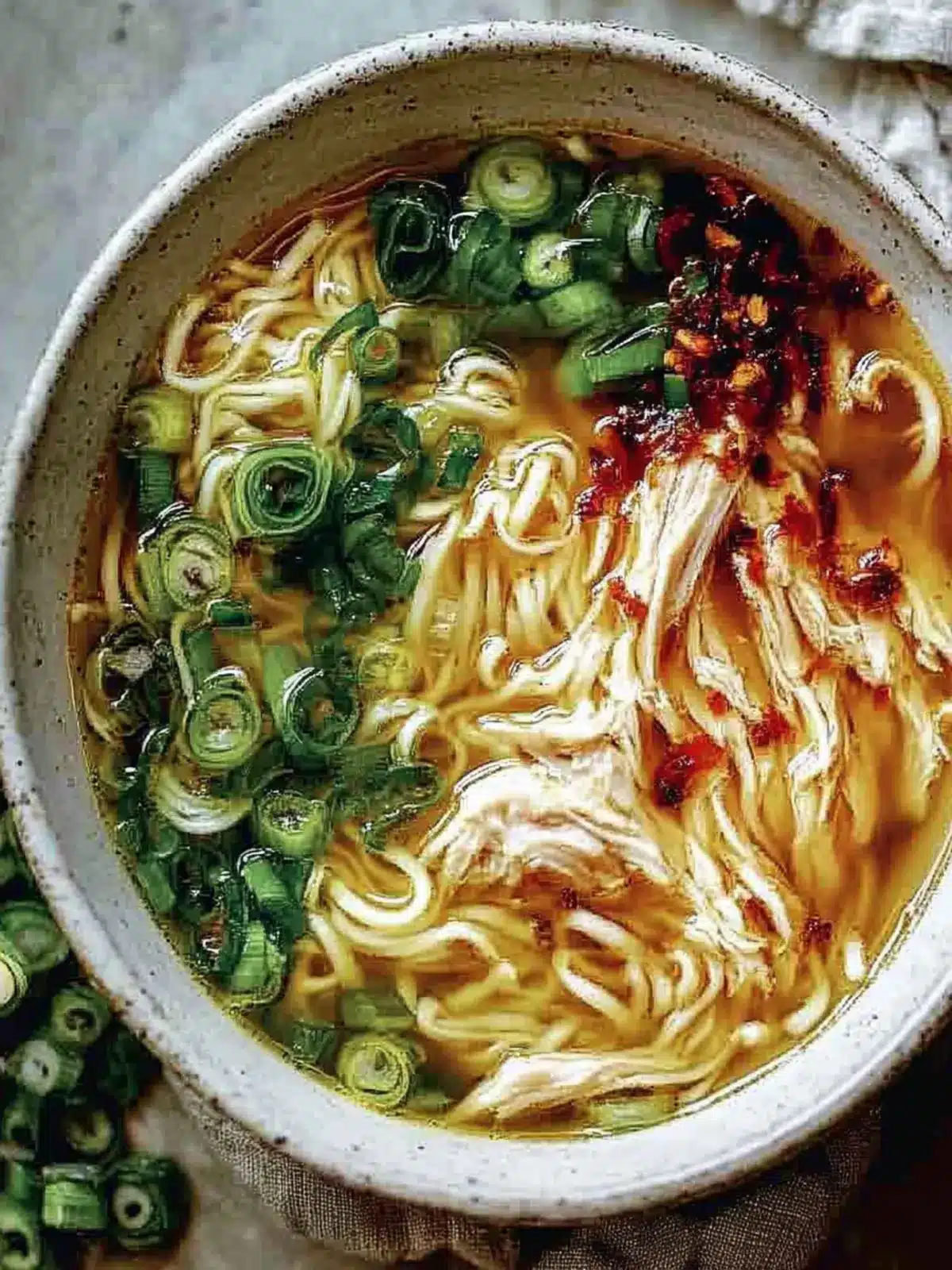 Aromatic Ginger Scallion Chicken Noodle Soup for Cozy Nights 3 Aromatic Ginger Scallion Chicken Noodle Soup