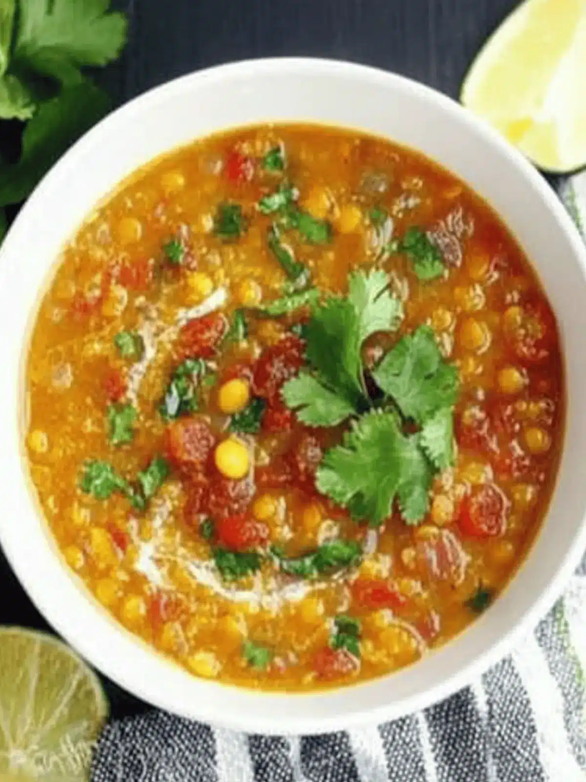 Mexican Red Lentil Stew