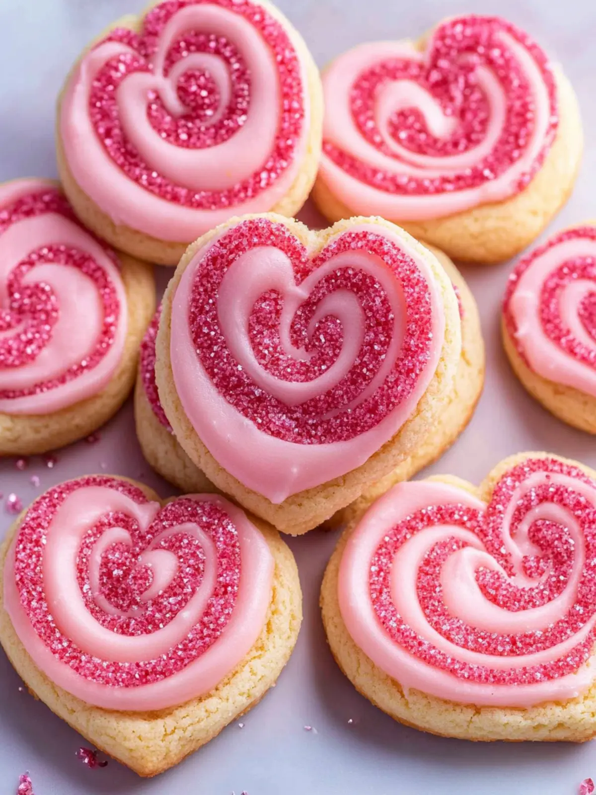 Valentine's Day Swirl Cookies