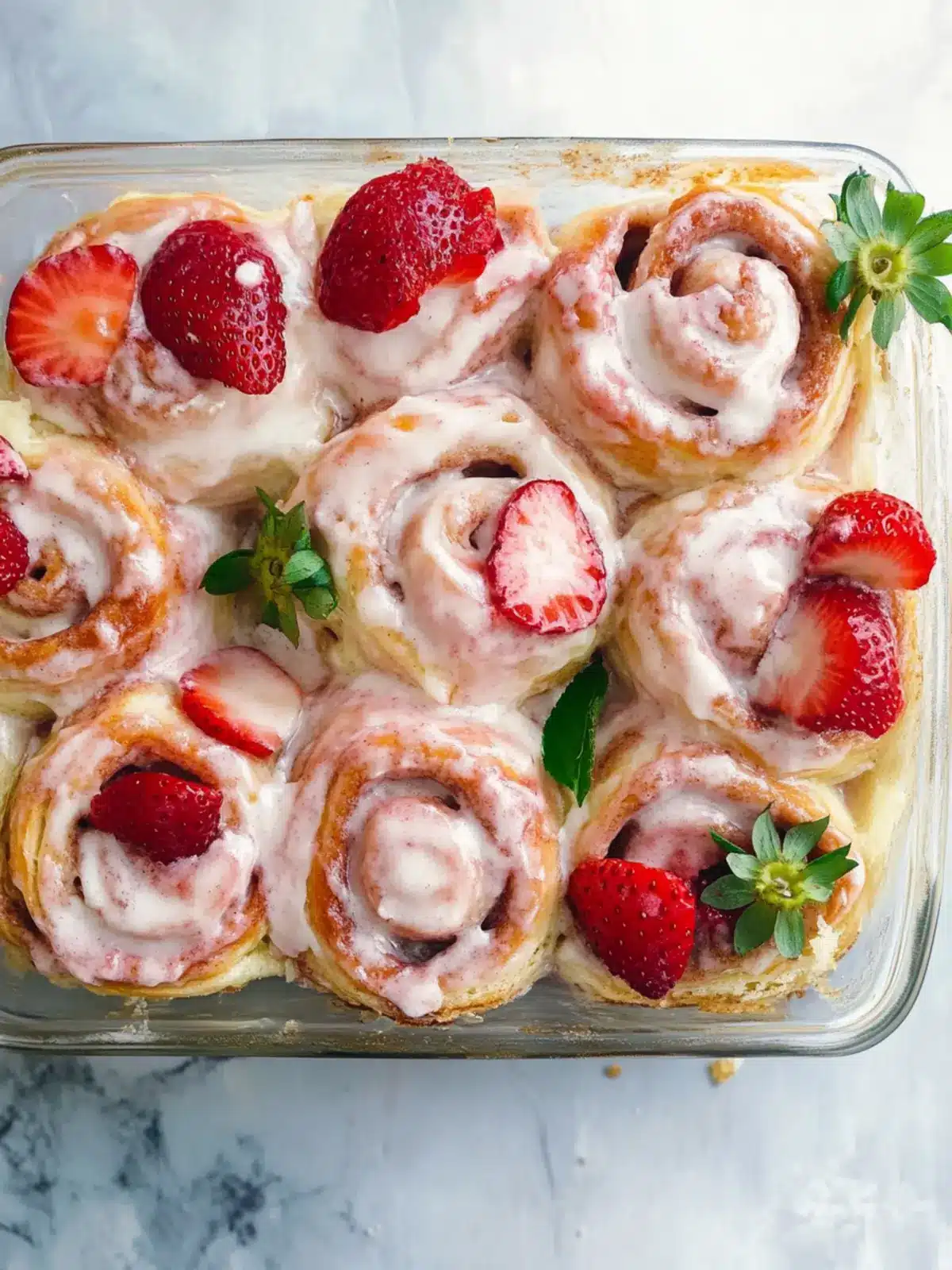 Strawberry Cinnamon Rolls