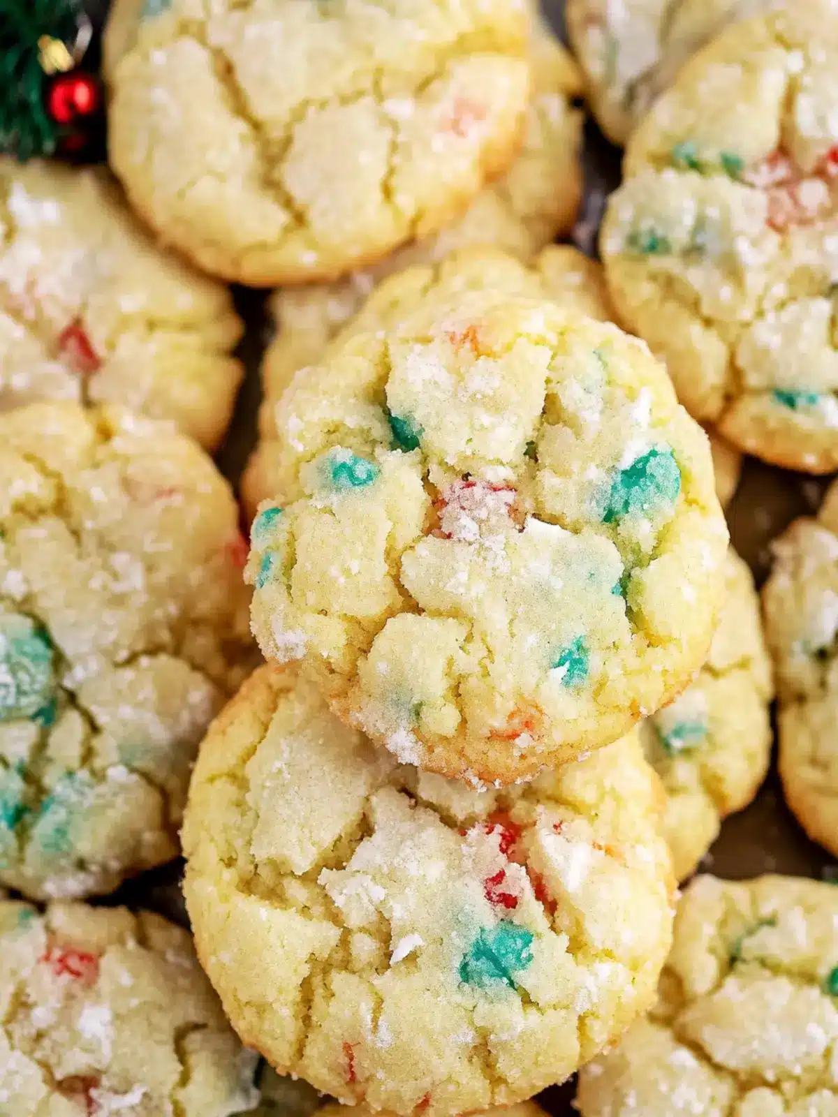 Christmas Gooey Butter Cookies