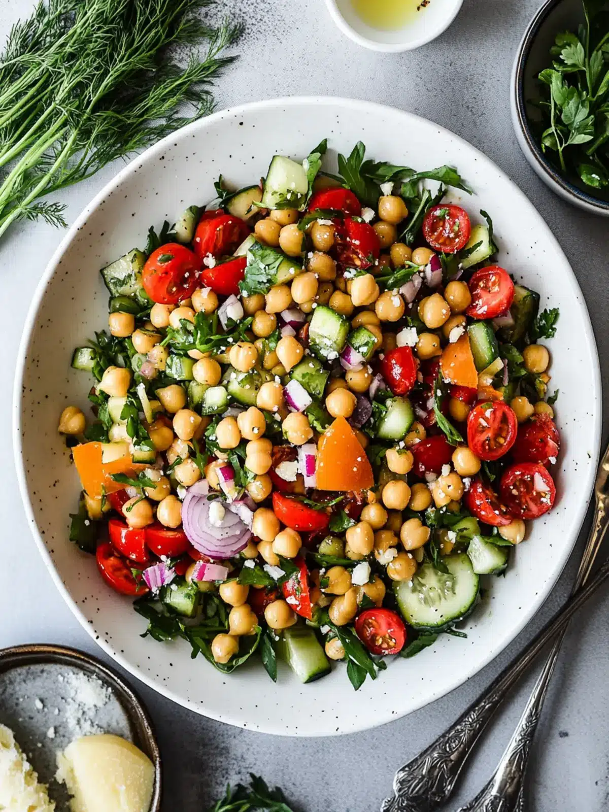 Mediterranean Chickpea Salad