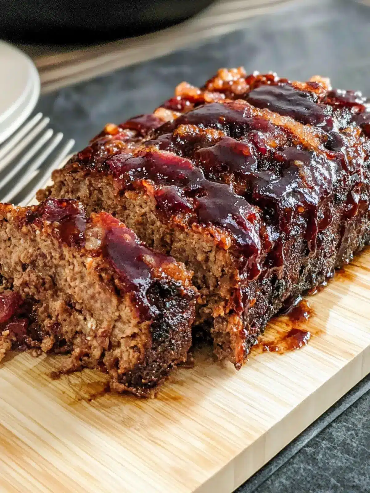BBQ Bacon Cheddar Meatloaf