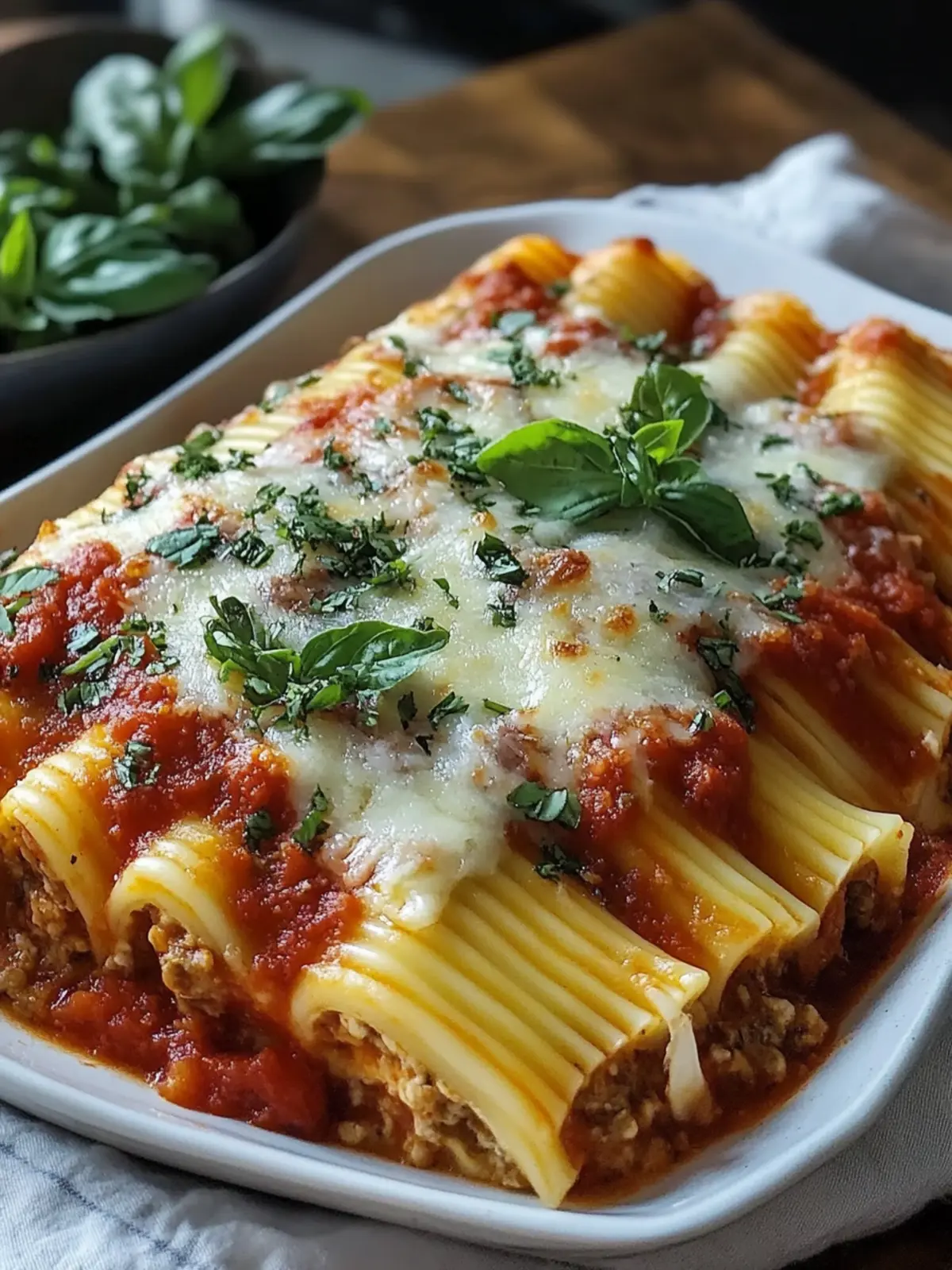 Stuffed Manicotti