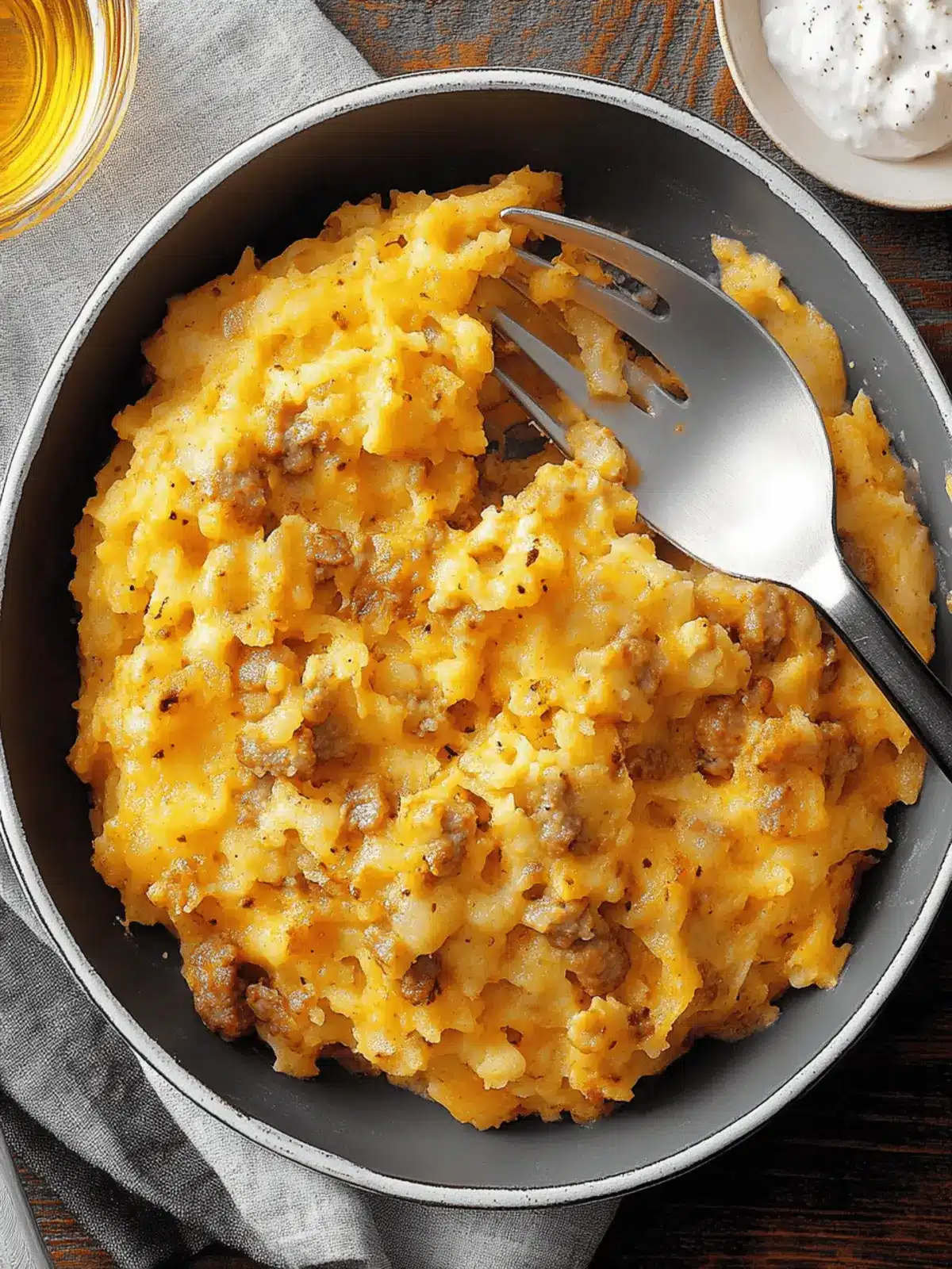 Spicy Sausage Hash Browns