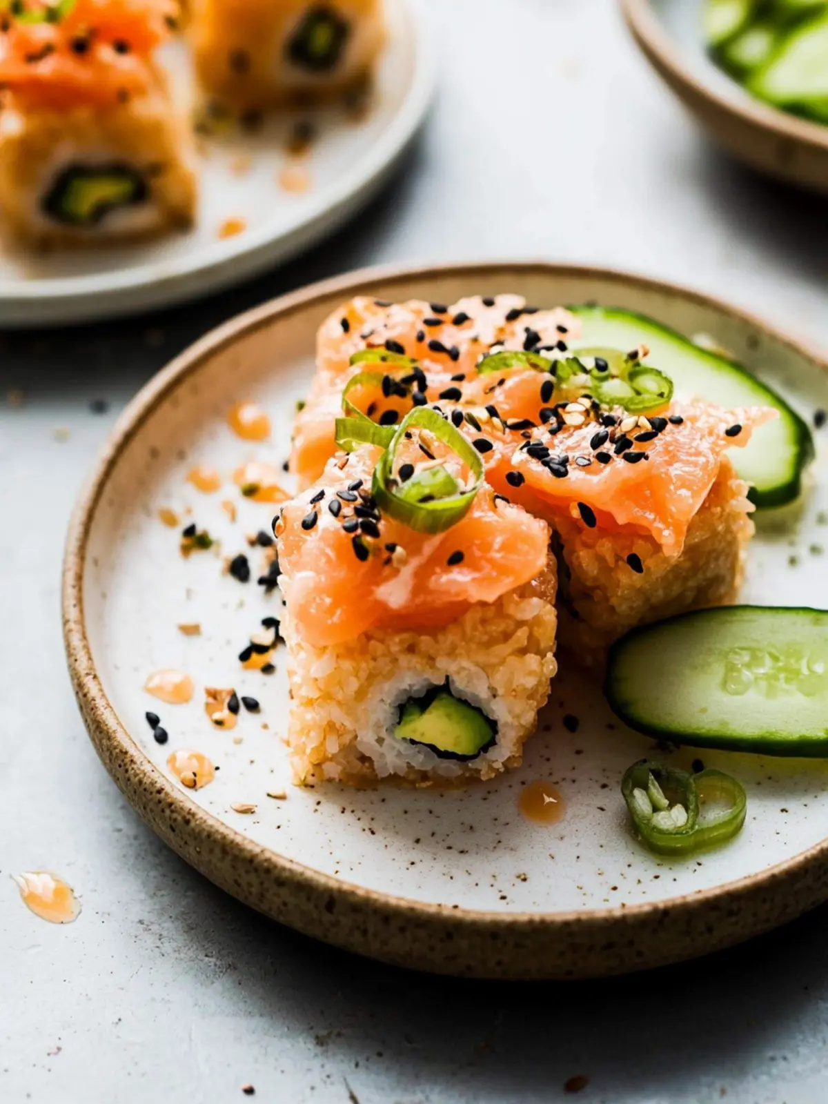 Crispy Rice Sushi Bites