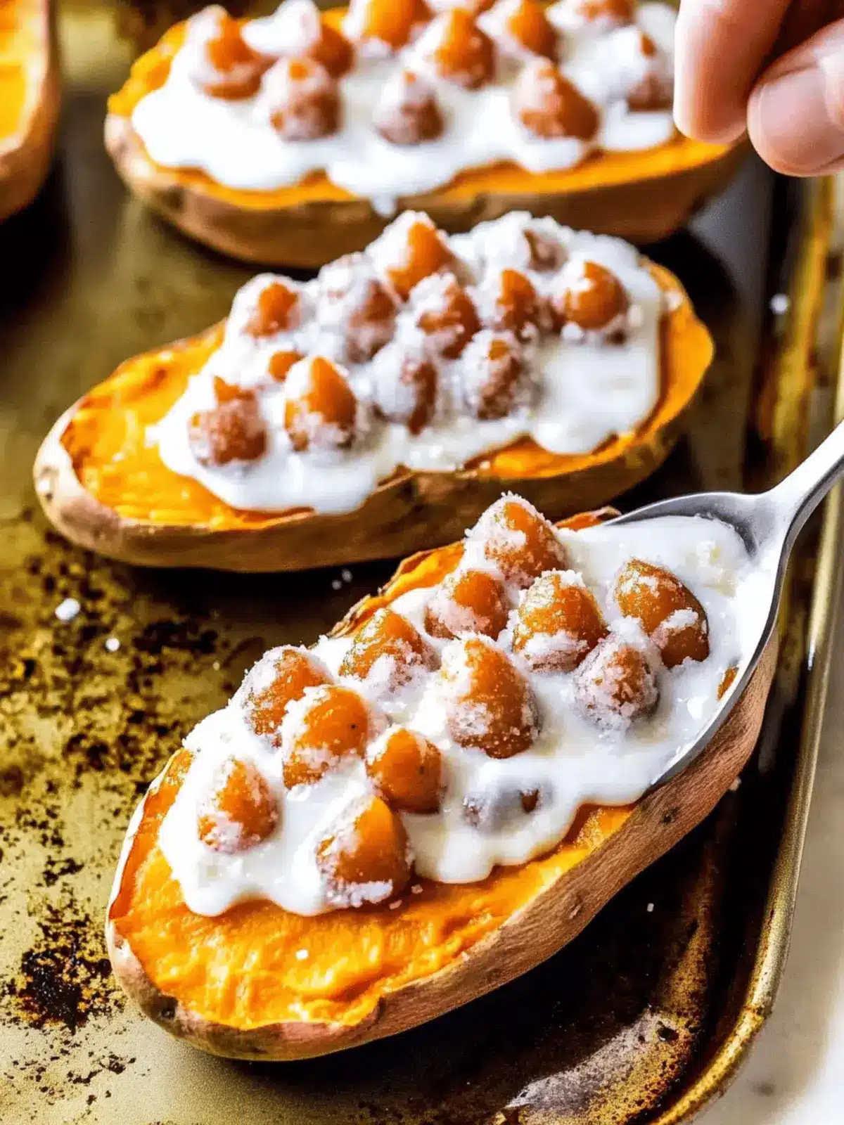 Twice Baked Candied Sweet Potatoes