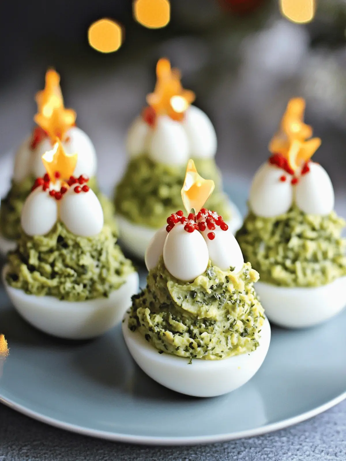 Deviled Egg Christmas Trees: A Fun Holiday Treat to Share 3 Deviled Egg Christmas Trees